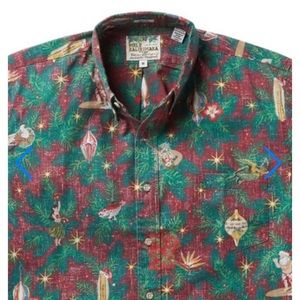 Reyn Spooner Hawaiian Christmas Shirt